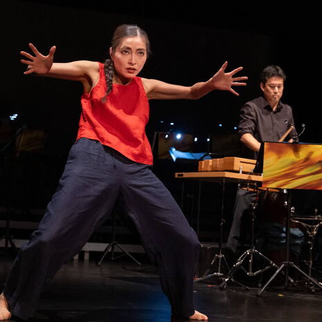 EinKlang – Musik und Tanz - 05. Juli - Tänzerin: Fumiko Okusawa (Contemporary Dance), Fotograf: Jo Titze