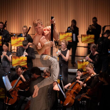 EinKlang – Musik und Tanz - 05. Juli - Tänzer: Danilo Dück (Poledance), Fotograf: Jo Titze